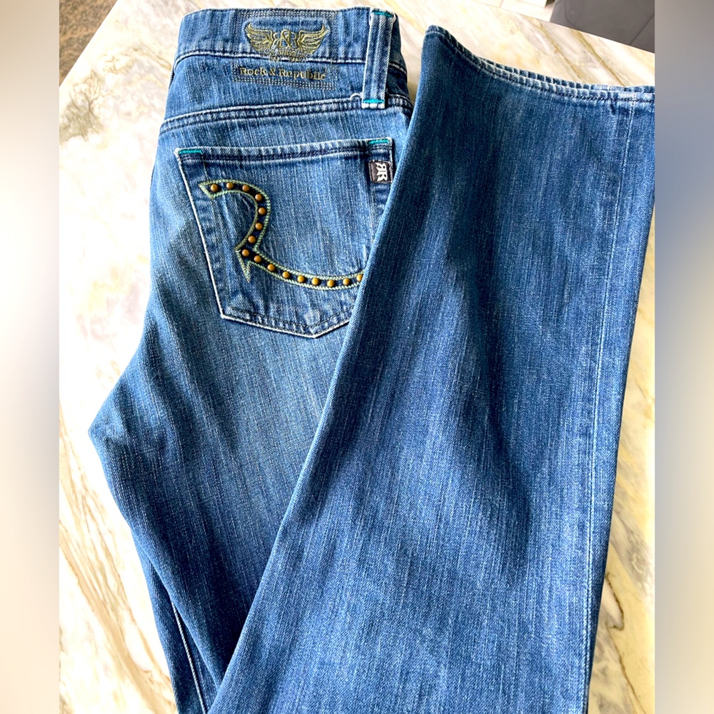 Men's Rock and Republic Button Fly Jeans Size 33